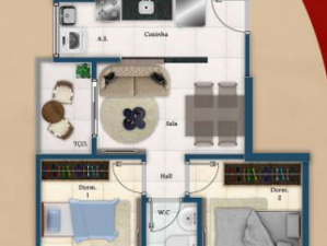 Apartamento em Parque Sao Vicente