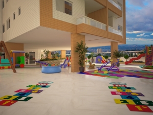 Apartamento em Praia Grande - Boqueirão