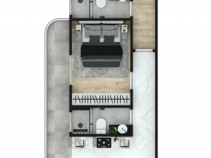 Apartamento em Praia Grande - Tupi