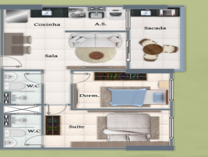 Apartamento em Centro