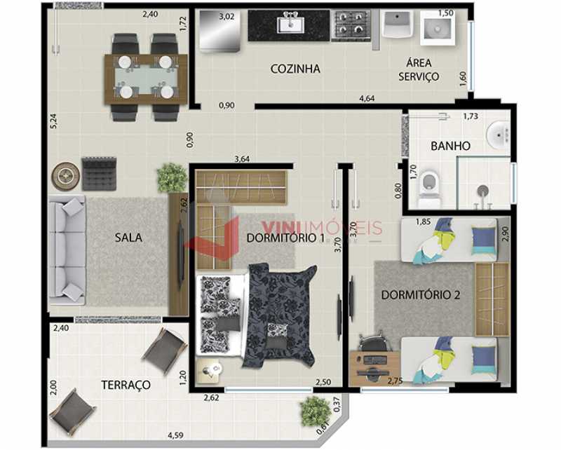 Apartamento em Guilhermina